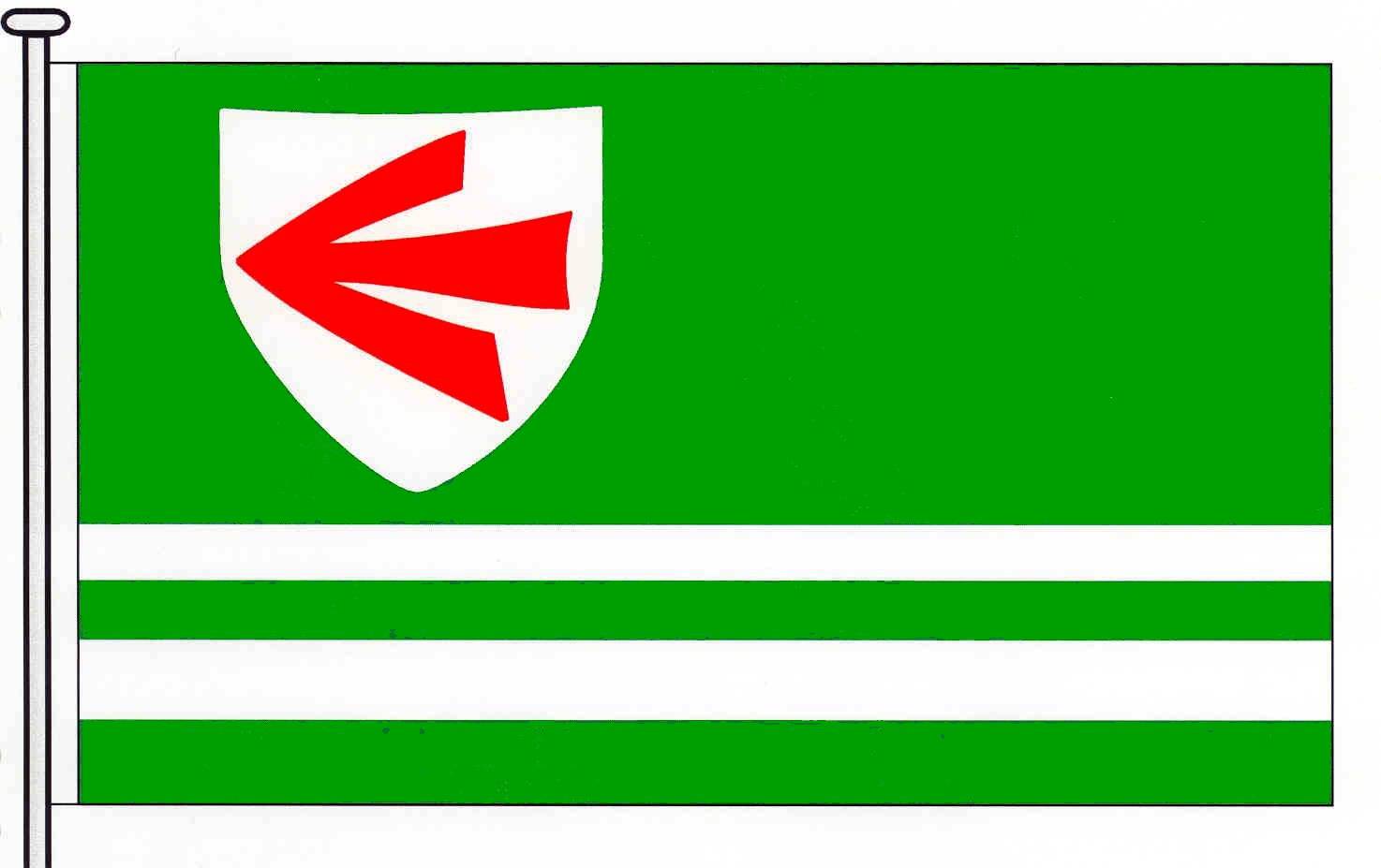 Flagge Gemeinde Alveslohe, Kreis Segeberg