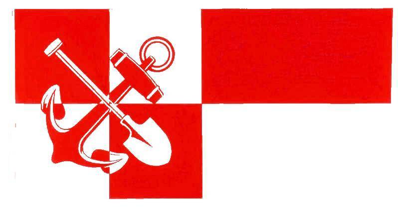 Flagge Stadt&nbsp;Brunsbüttel, Kreis Dithmarschen
