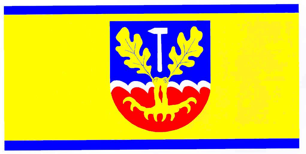 Flagge Gemeinde Fleckeby, Kreis Rendsburg-Eckernförde