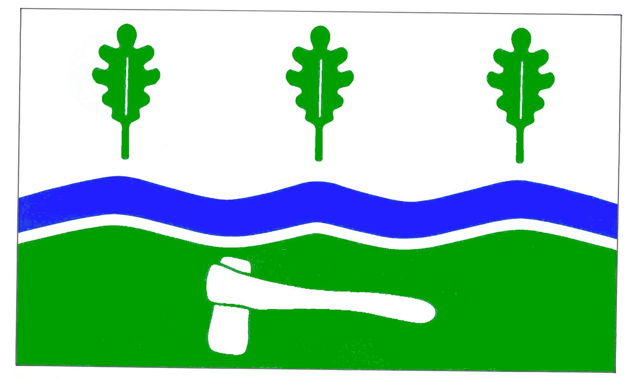 Flagge Gemeinde Flintbek, Kreis Rendsburg-Eckernförde