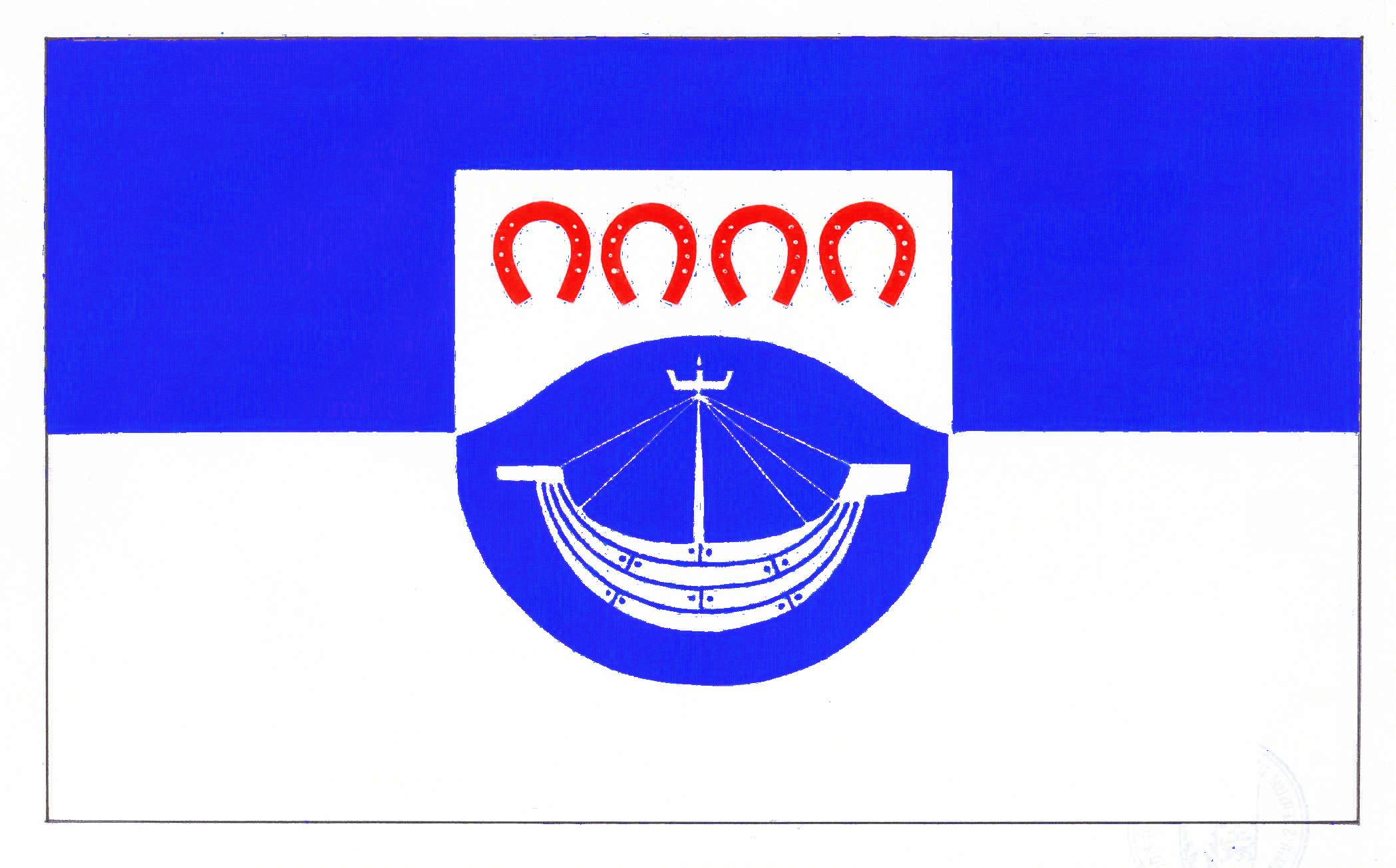 Flagge Gemeinde Hohwacht, Kreis Plön