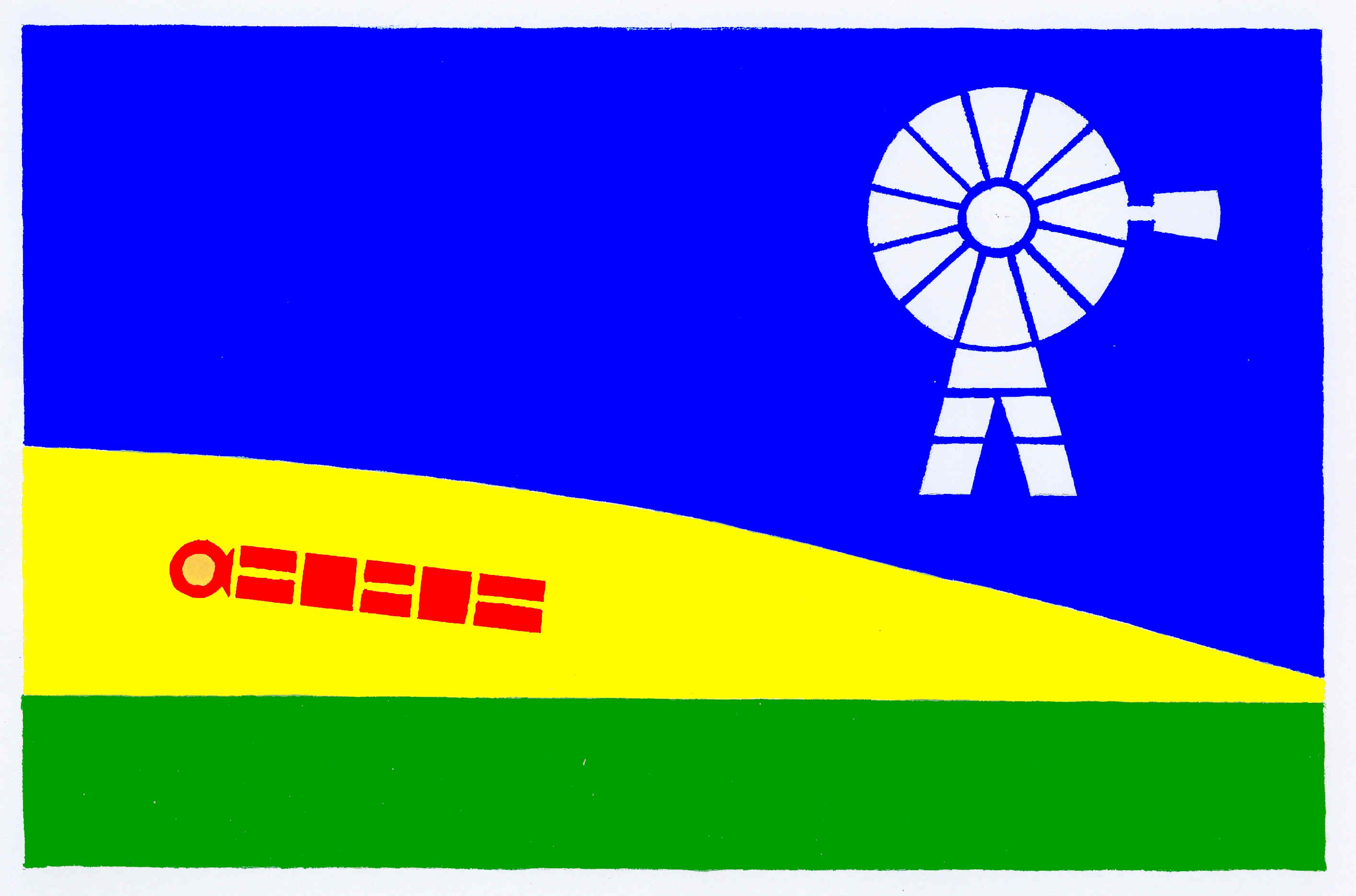 Flagge Gemeinde&nbsp;Högel, Kreis Nordfriesland