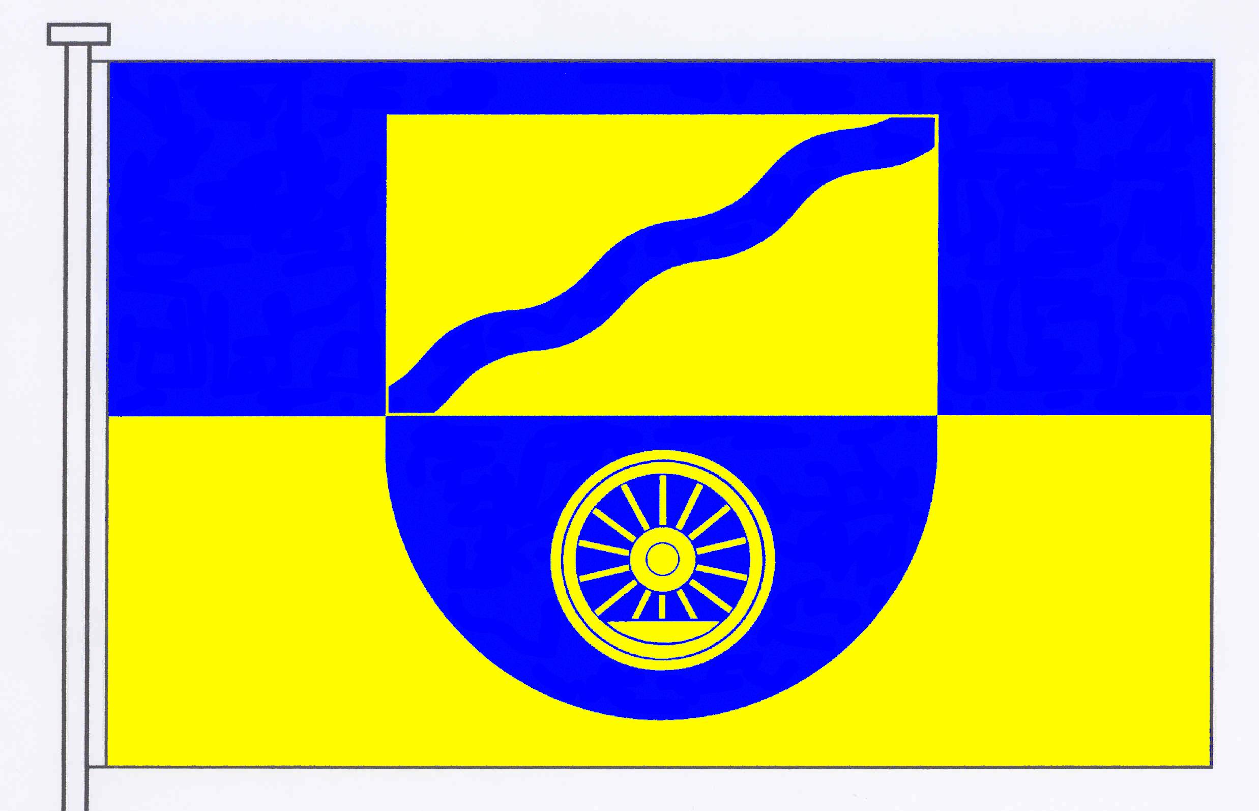 Flagge Gemeinde Jübek, Kreis Schleswig-Flensburg