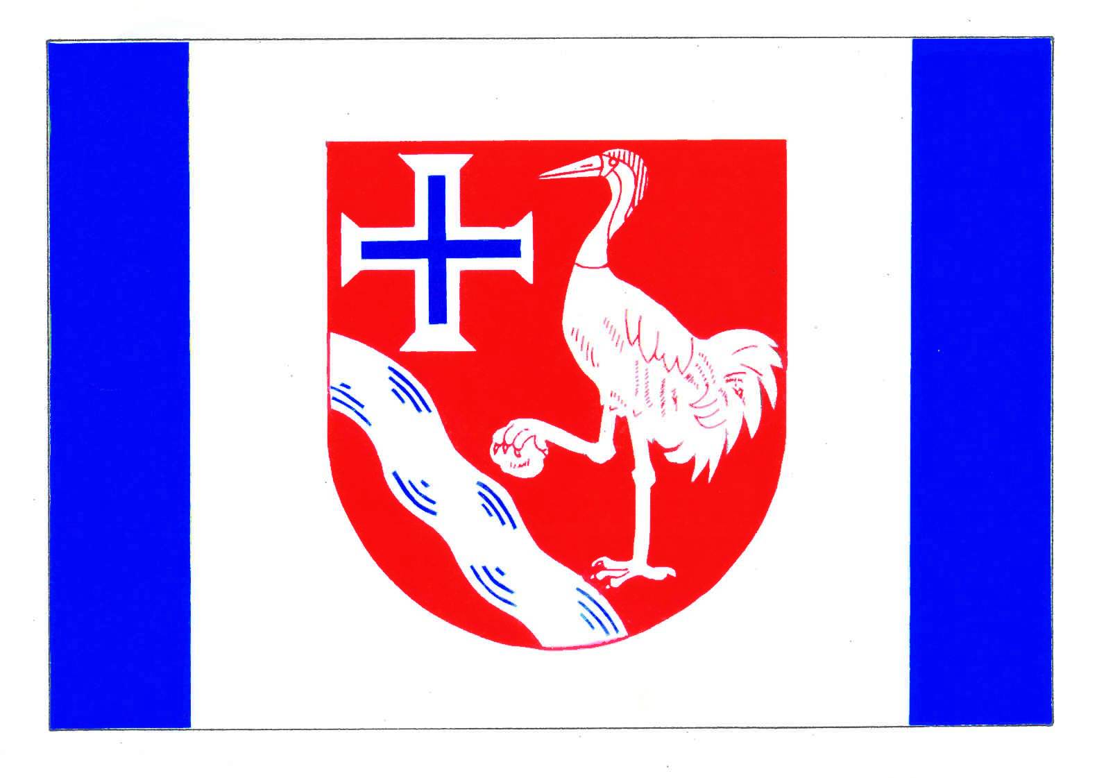 Flagge Gemeinde&nbsp;Kuddewörde, Kreis Herzogtum Lauenburg