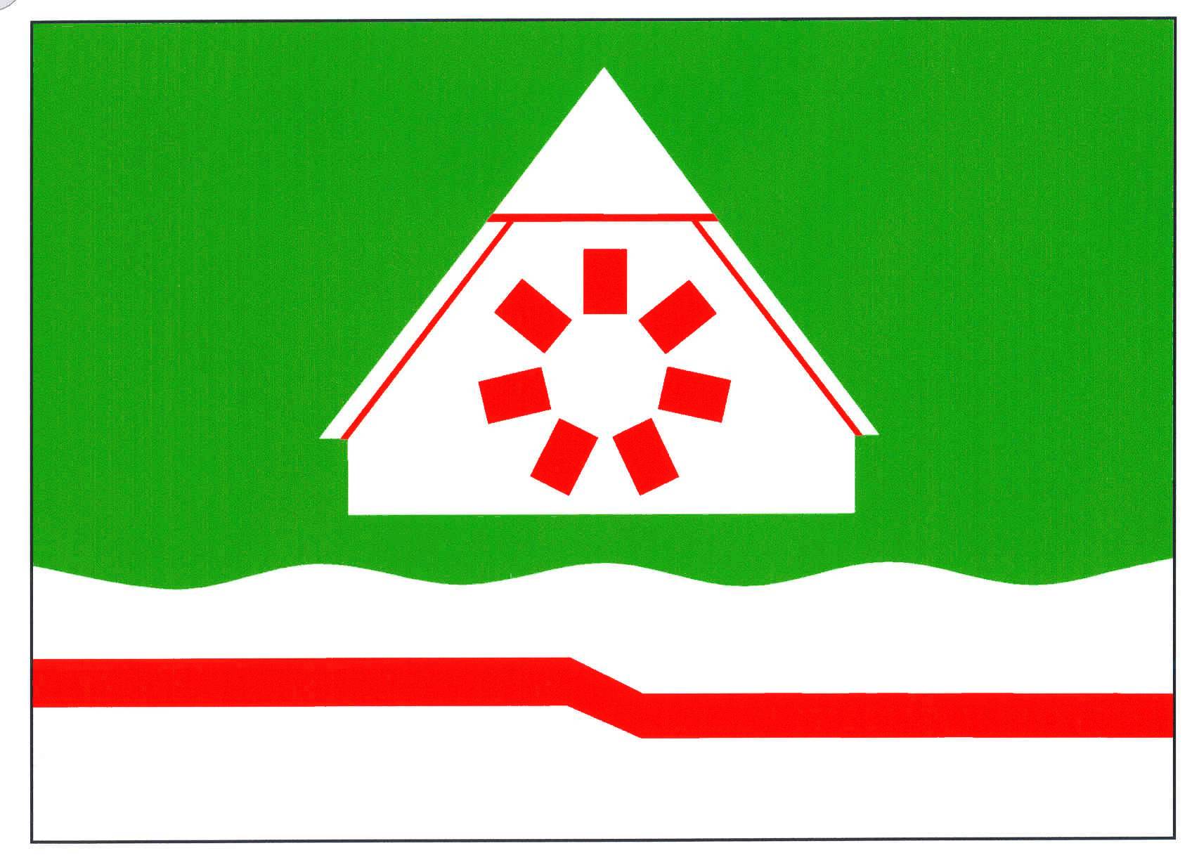 Flagge Gemeinde&nbsp;Kühsen, Kreis Herzogtum Lauenburg