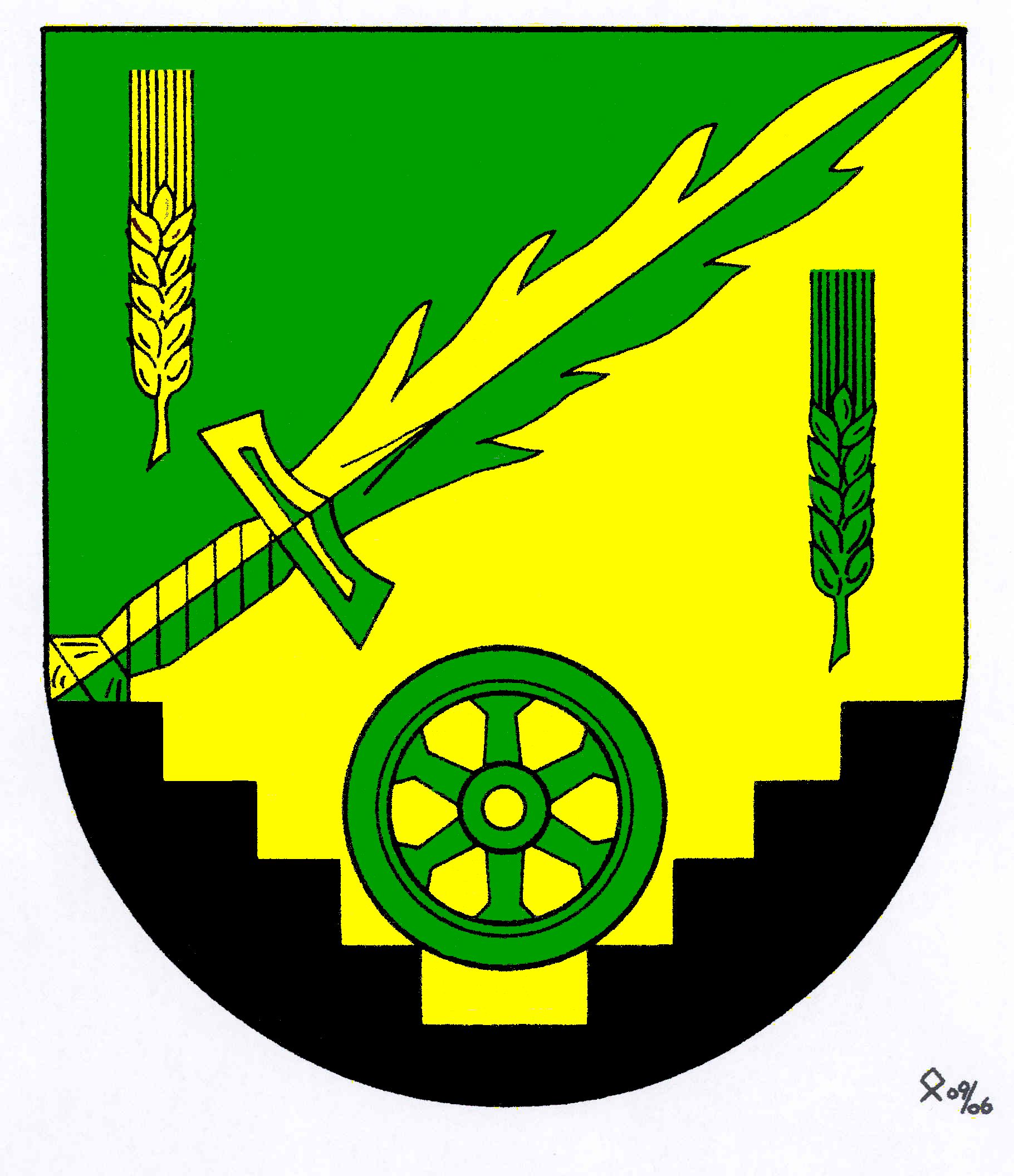 Wappen Gemeinde Maasbüll, Kreis Schleswig-Flensburg