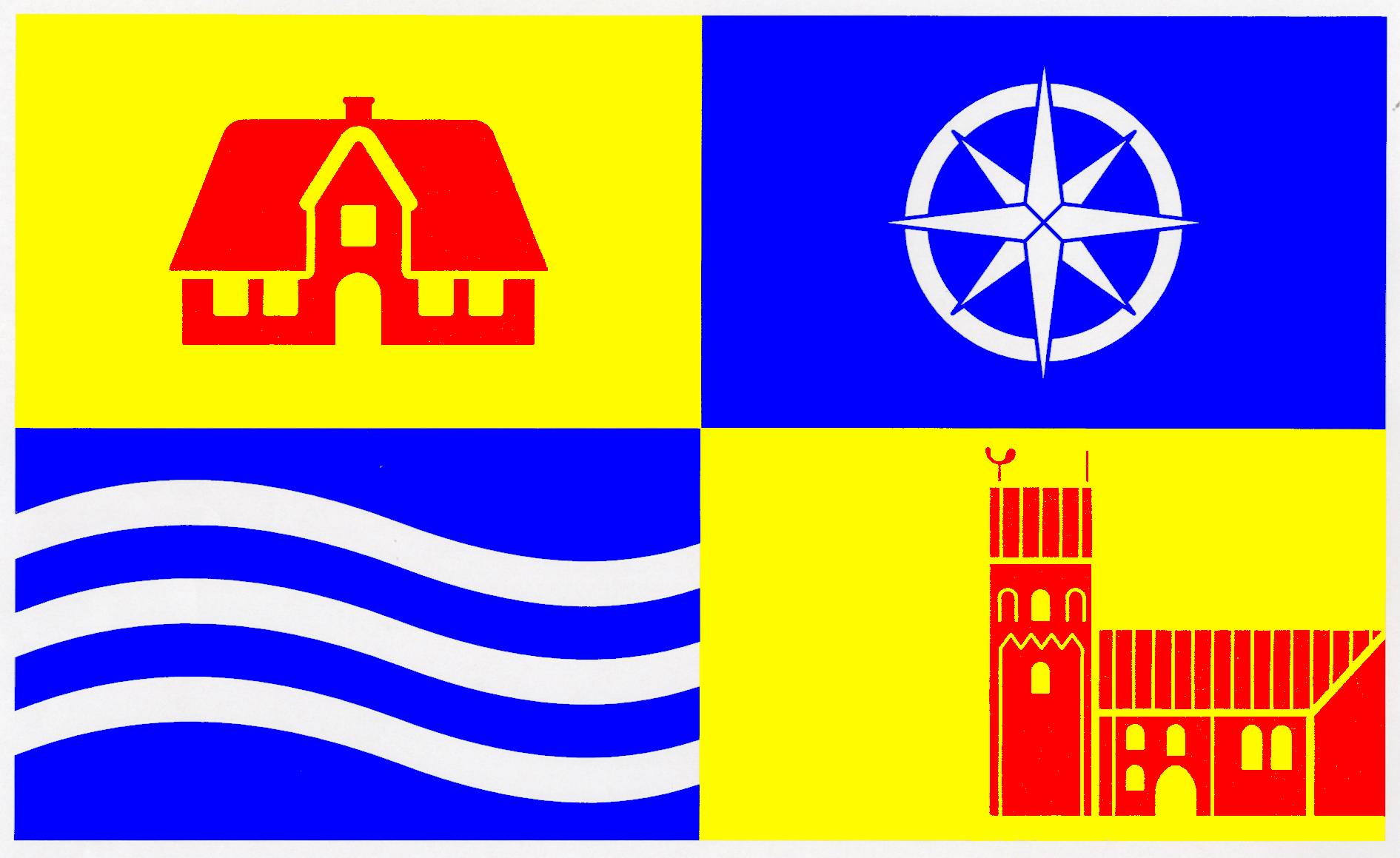 Flagge Gemeinde&nbsp;Nieblum, Kreis Nordfriesland