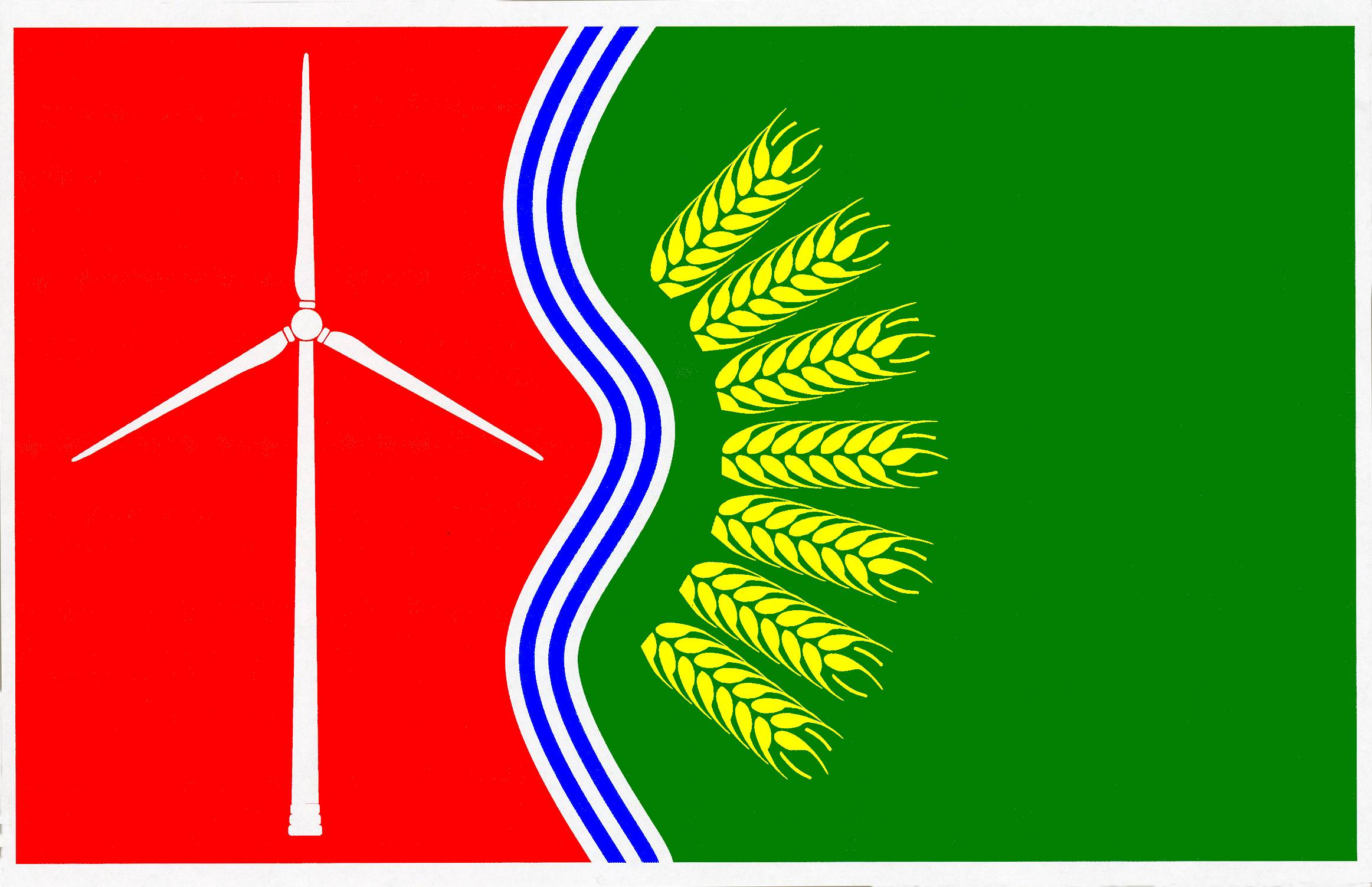 Flagge Gemeinde Norderwöhrden, Kreis Dithmarschen