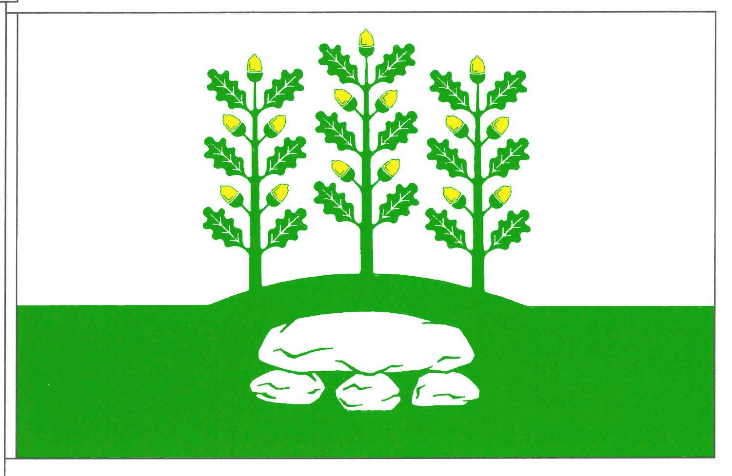 Flagge Gemeinde&nbsp;Oeschebüttel, Kreis Steinburg