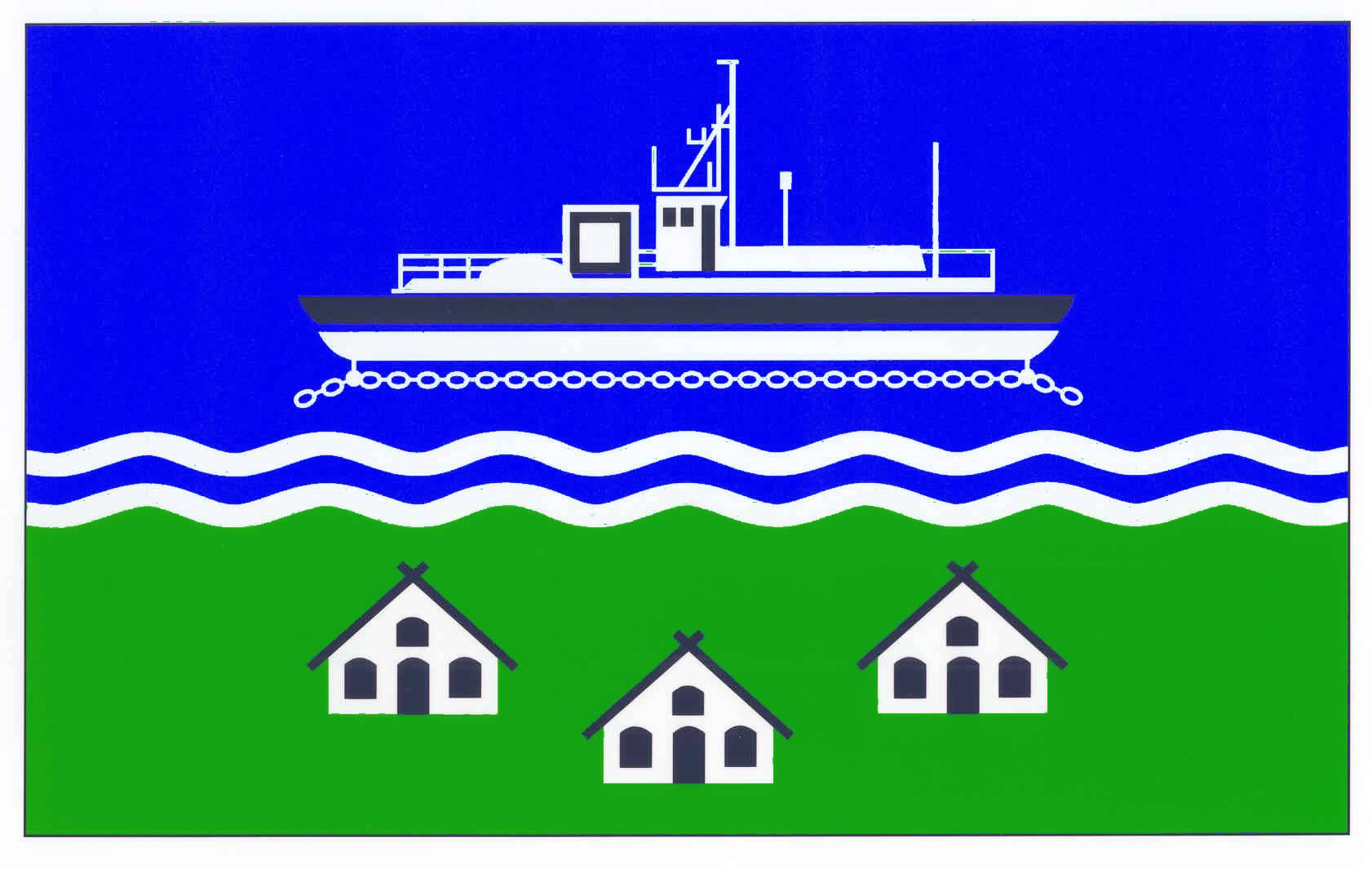 Flagge Gemeinde&nbsp;Oldenbüttel, Kreis Rendsburg-Eckernförde