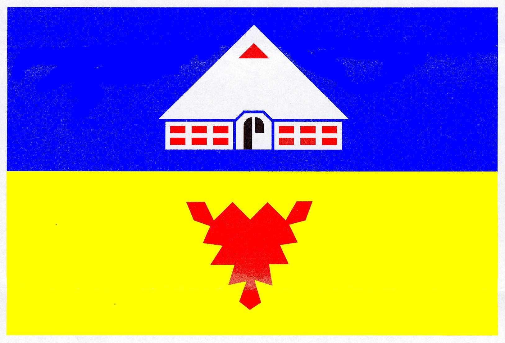 Flagge Gemeinde Oldendorf, Kreis Steinburg