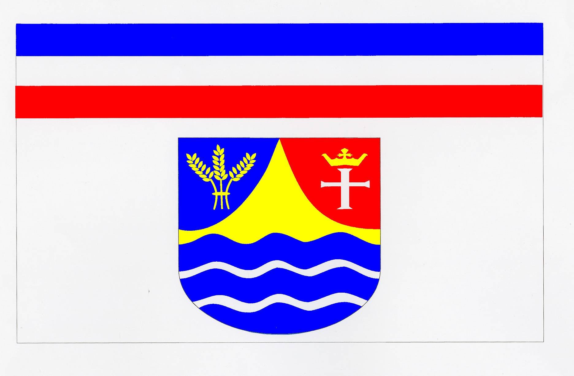 Flagge Gemeinde Römnitz, Kreis Herzogtum Lauenburg