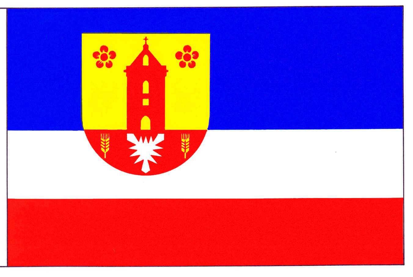 Flagge Gemeinde&nbsp;Schönkirchen, Kreis Plön