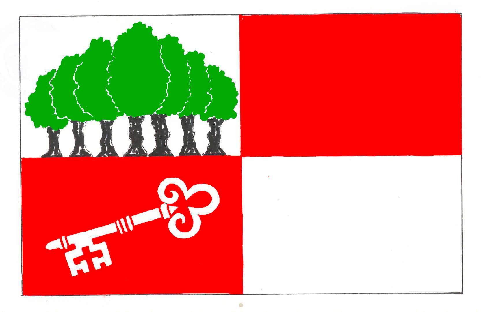 Flagge Gemeinde&nbsp;Siebenbäumen, Kreis Herzogtum Lauenburg