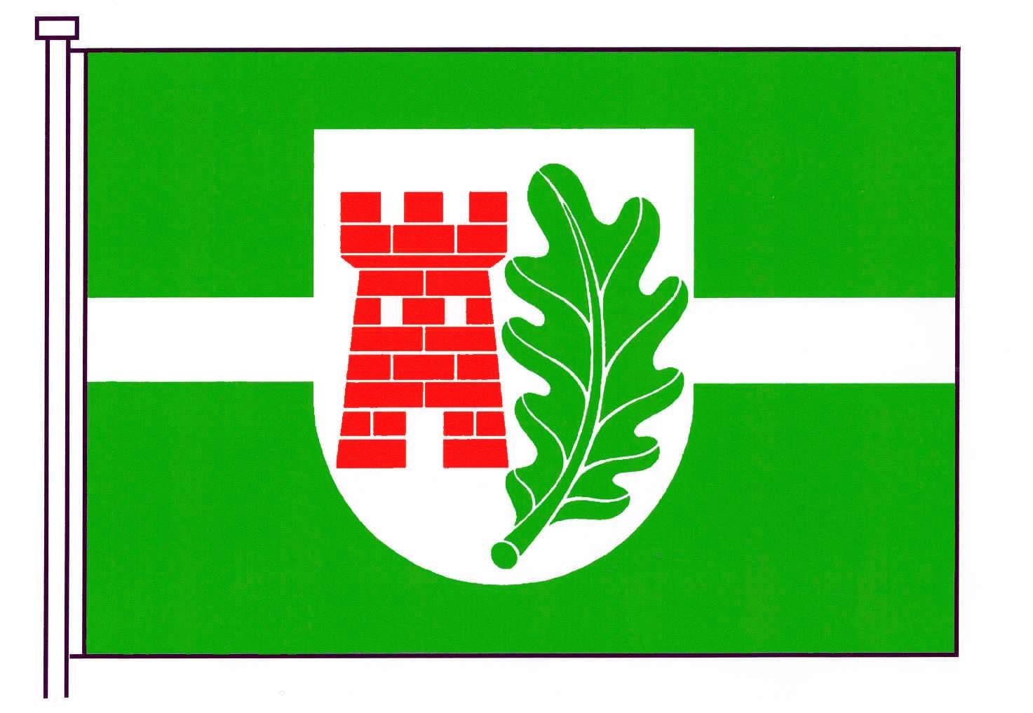Flagge Gemeinde Steinburg, Kreis Stormarn