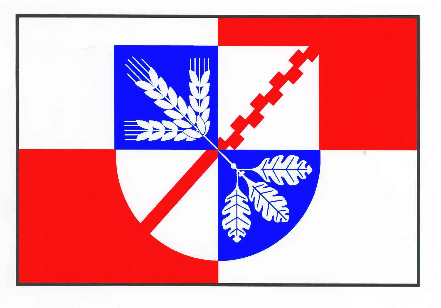 Flagge Gemeinde Wankendorf, Kreis Plön