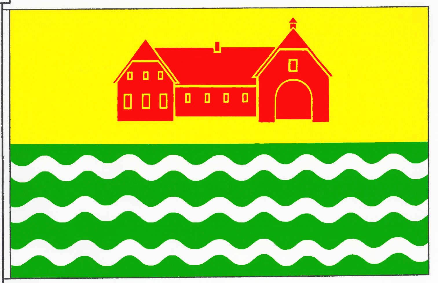 Flagge Gemeinde&nbsp;Wobbenbüll, Kreis Nordfriesland